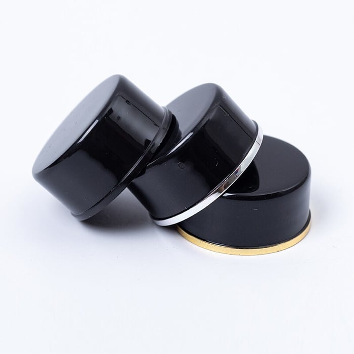 Customized colors plastic screw bottle lids image