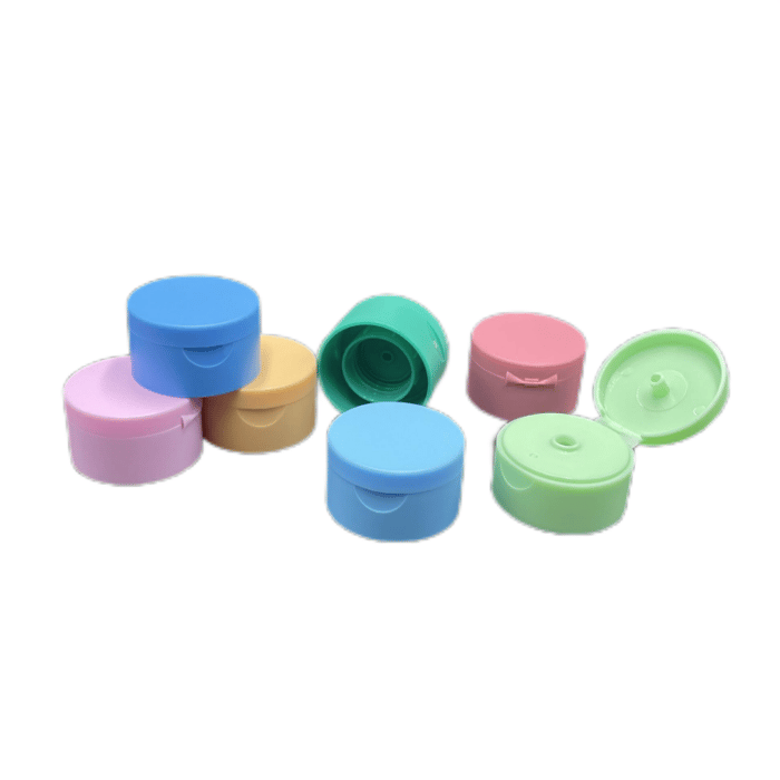 Customized double wall plastic flip top caps image