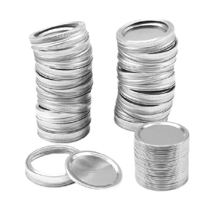 2 pieces Tinplate mason jar lids image