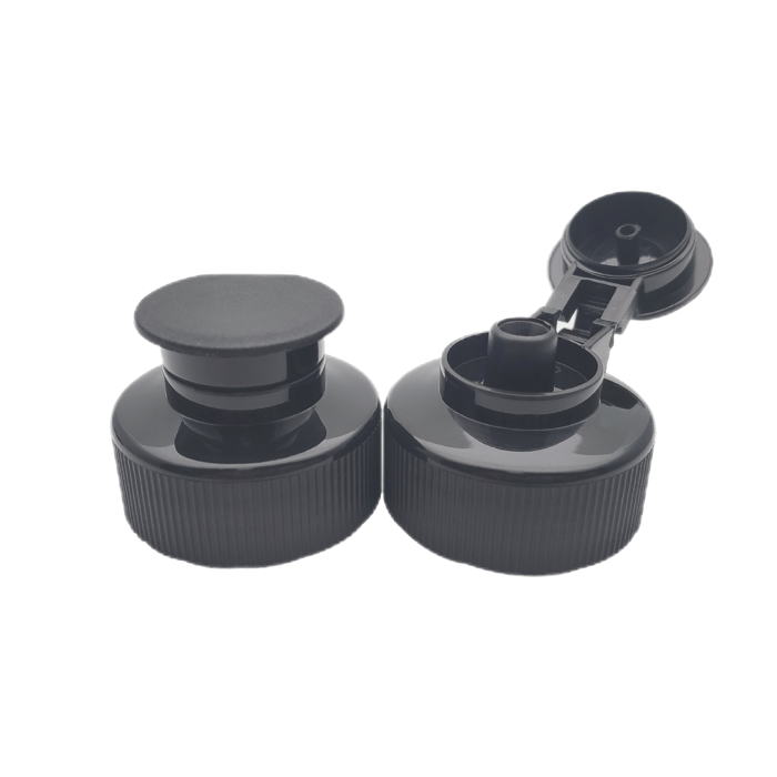 CUstomized colors Plastic flip top caps image