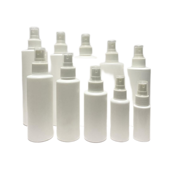 Customized cylinder PE flat bottles image