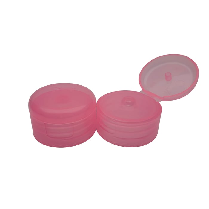 Customized colors plastic flip top caps image