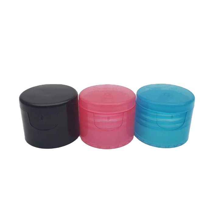 Customized colors Plastic Flip Top Cap image