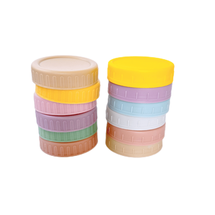 70 86mm Plastic mason jar lids image