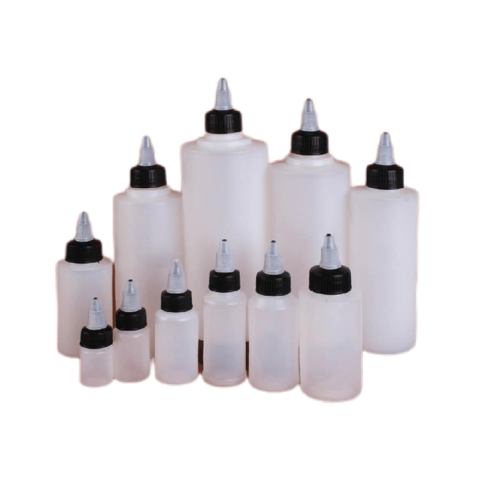 Customized round HDPE bottles image