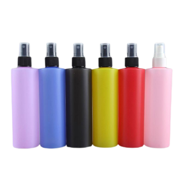 Customized colors PE Cylindral bottles image