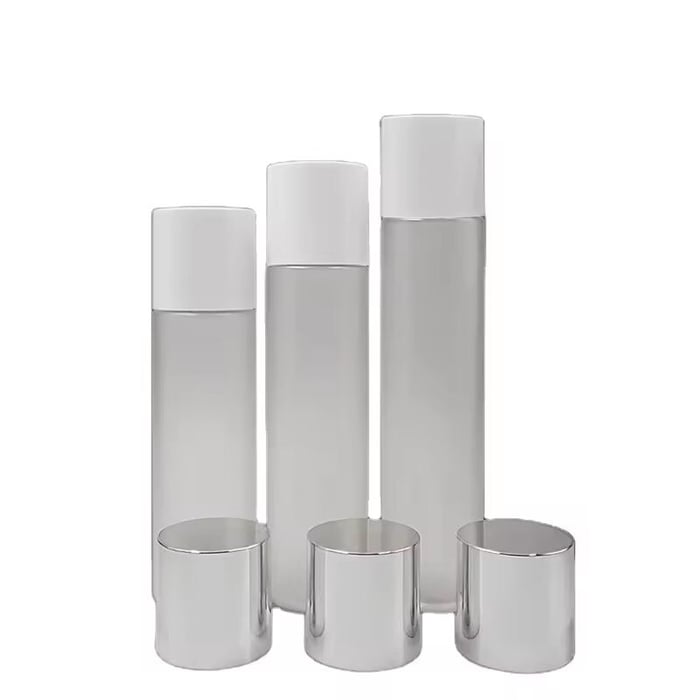 PET frosted cylinder toner bottles image