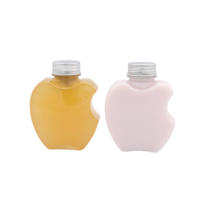 Customzied food grade apple shape juice bottles image