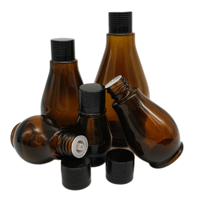 Glass bottles for skincare products image