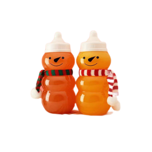 Customzied food grade bear shape juice bottles image