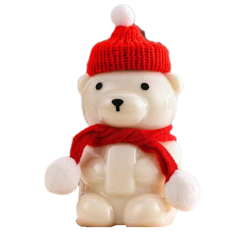 Customized food grade bear shape juice  and candy bottles image