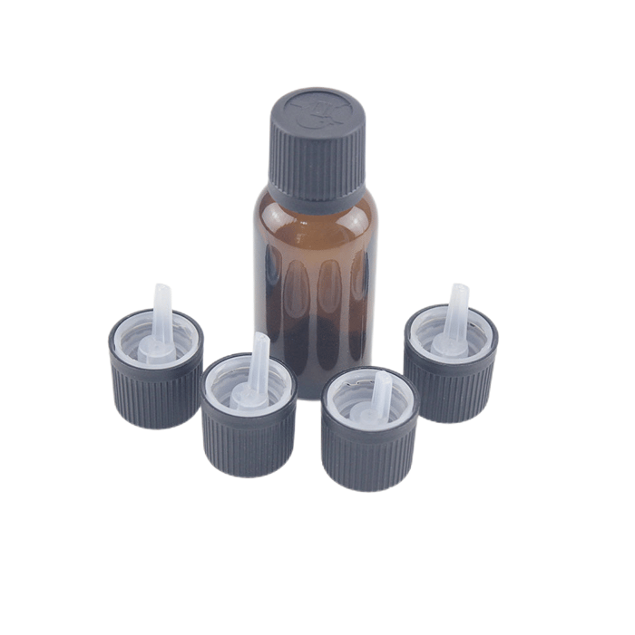 Glass vial bottles for essencial oil  image