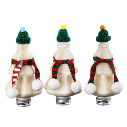 Customized food grade christmas tree bottle image