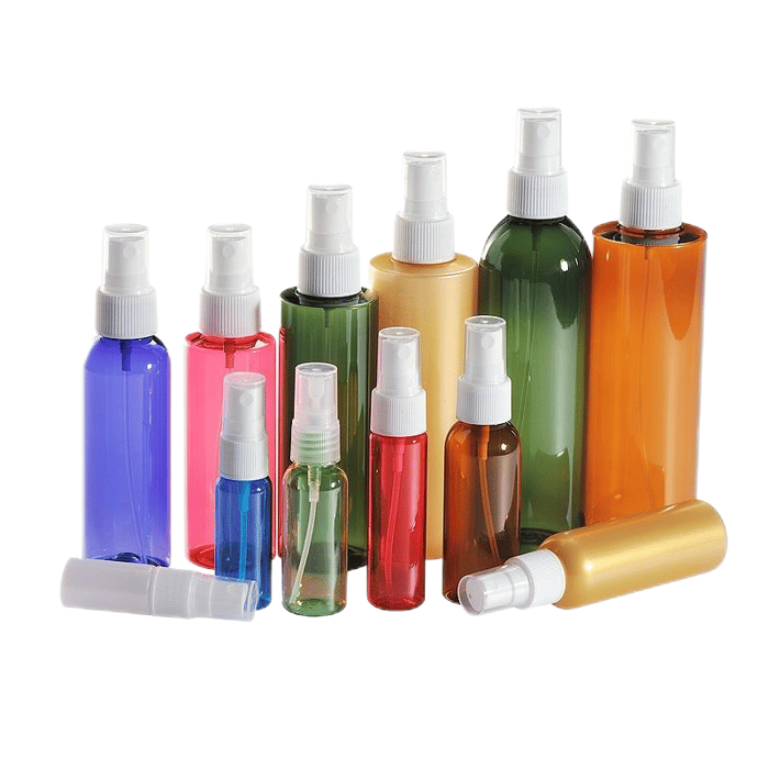 Customized colors PET round bottles   image