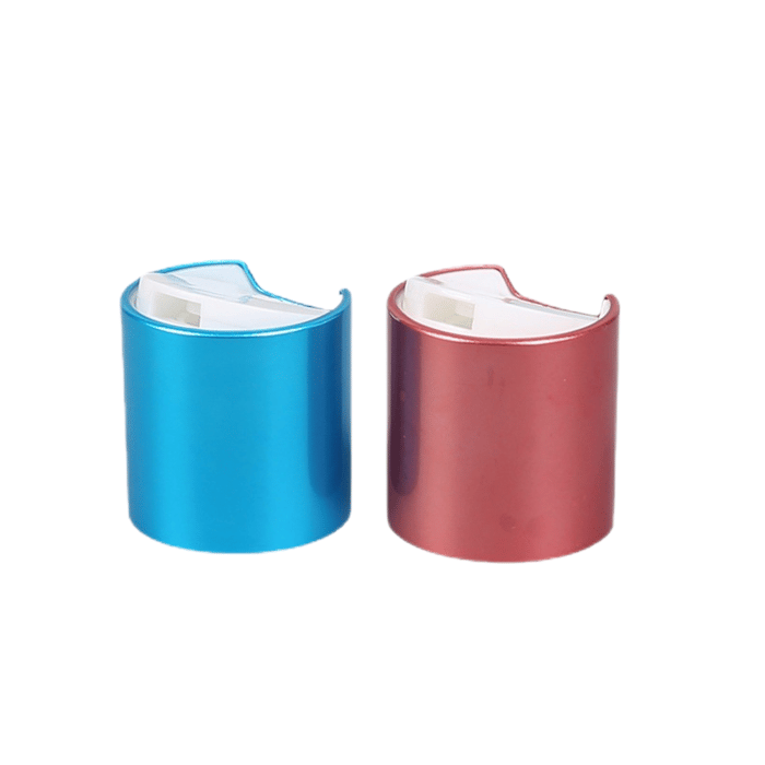 Anodized alumium disc caps for shampoo   image