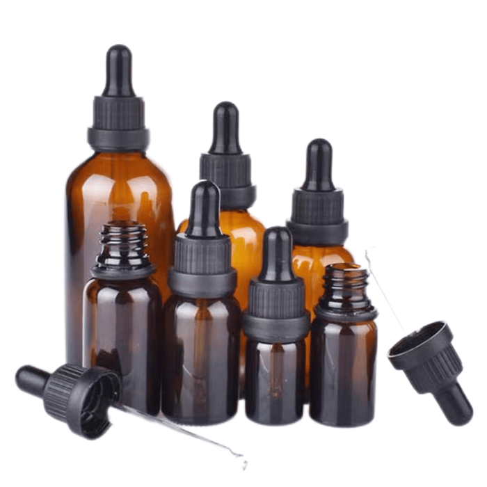 Amber Glass dropper bottles image