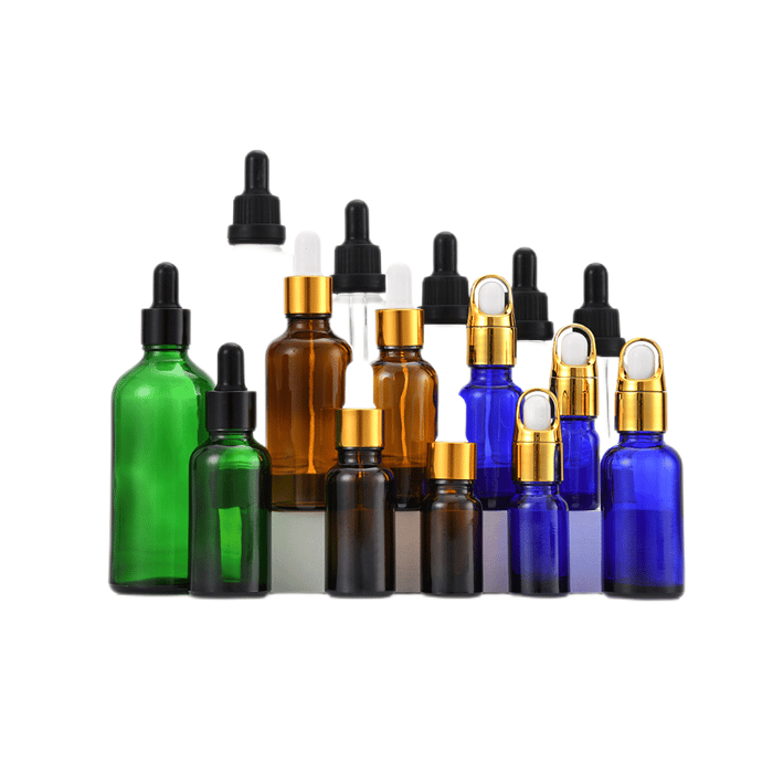 Glass bottles for skincare products image