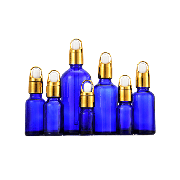 glass bottles for skincare products image