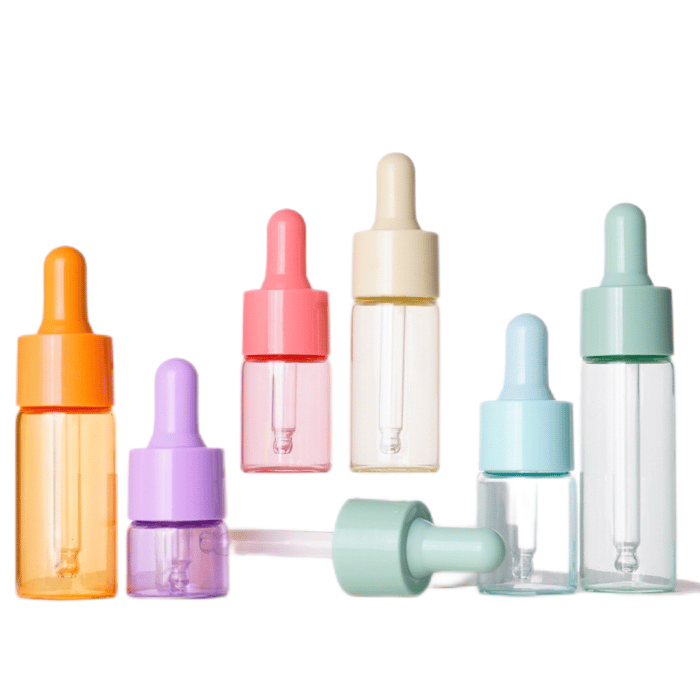 Perfume Glass vials with droppers image
