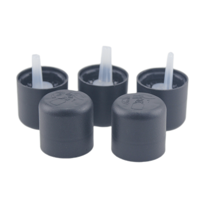 Plastic essential oil bottle lids image