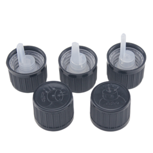 Plastic essential oil bottle lids image