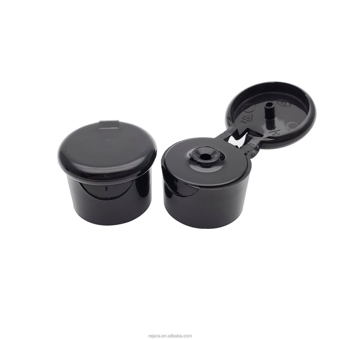 Customized colors plastic flip top caps image