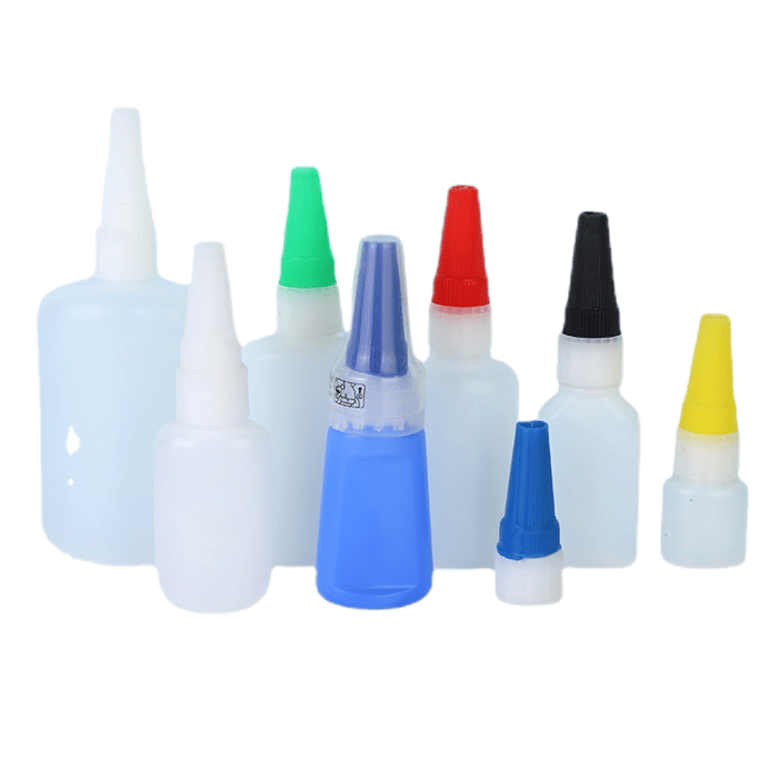 Customized PE 401 super glue bottle image