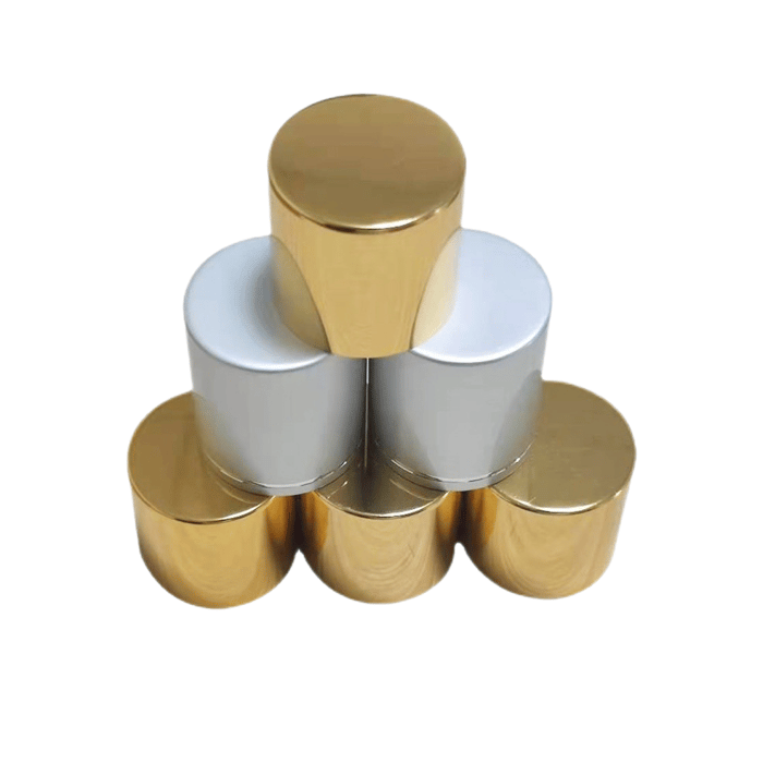 Customized colors metal shell plastic bottle lids image