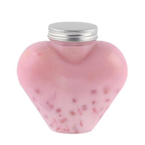 Customized food grade heart shape candy bottle image