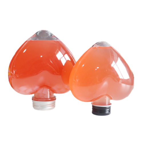Customized food grade heart shape bottles image