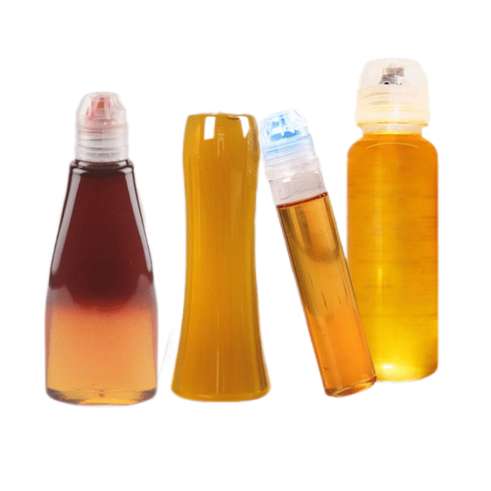 Customized food grade PET honey bottles image