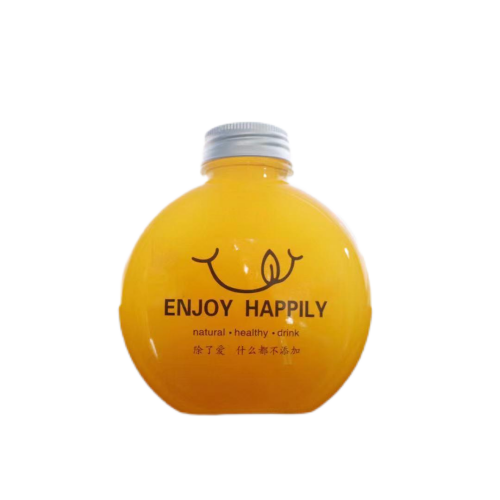 Customized food grade ball shape juice bottles image