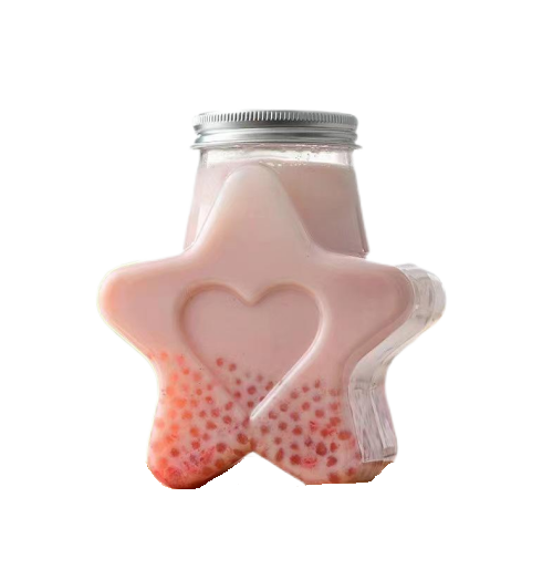 Customized food grade star heart candy bottles image