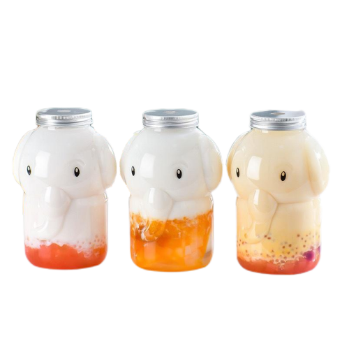 Customized food grade elephant juice bottle image