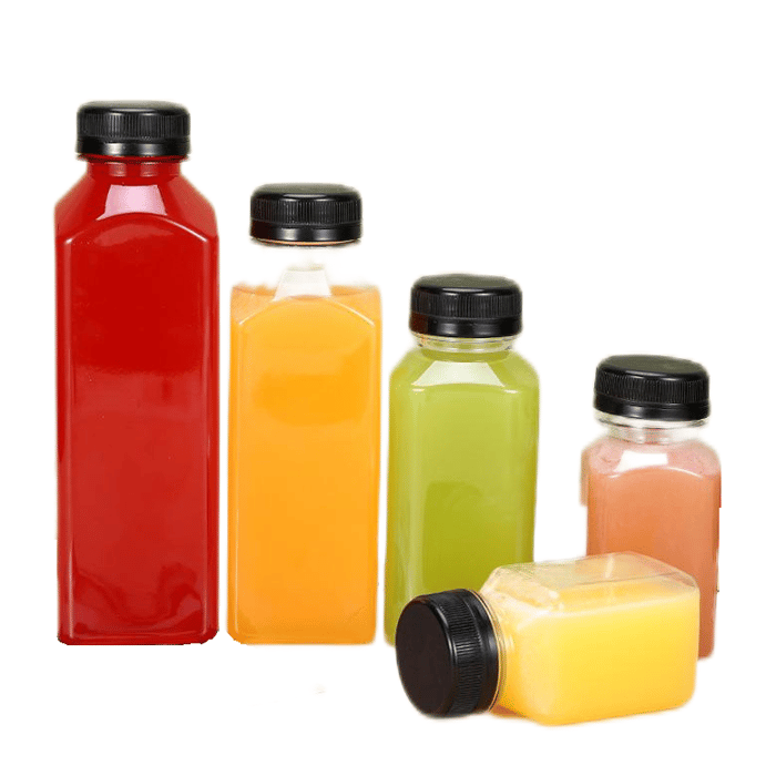 Customized food grade PP PET juice bottles image