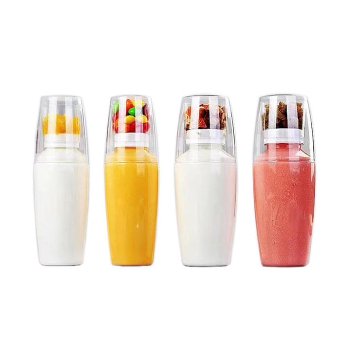 Customized food grade PP PET juice bottles image