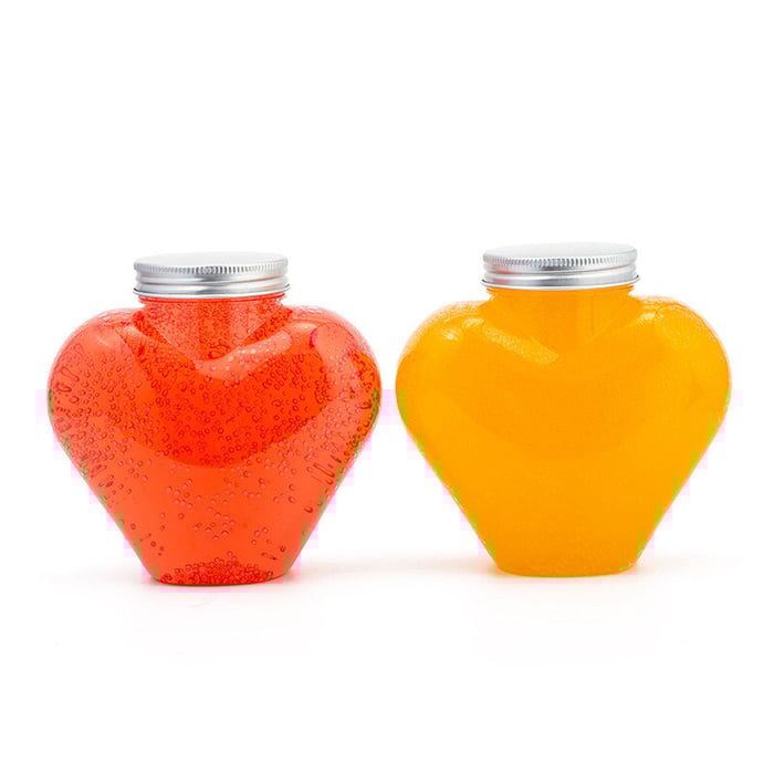 Customized food grade heart shape candy bottles  image