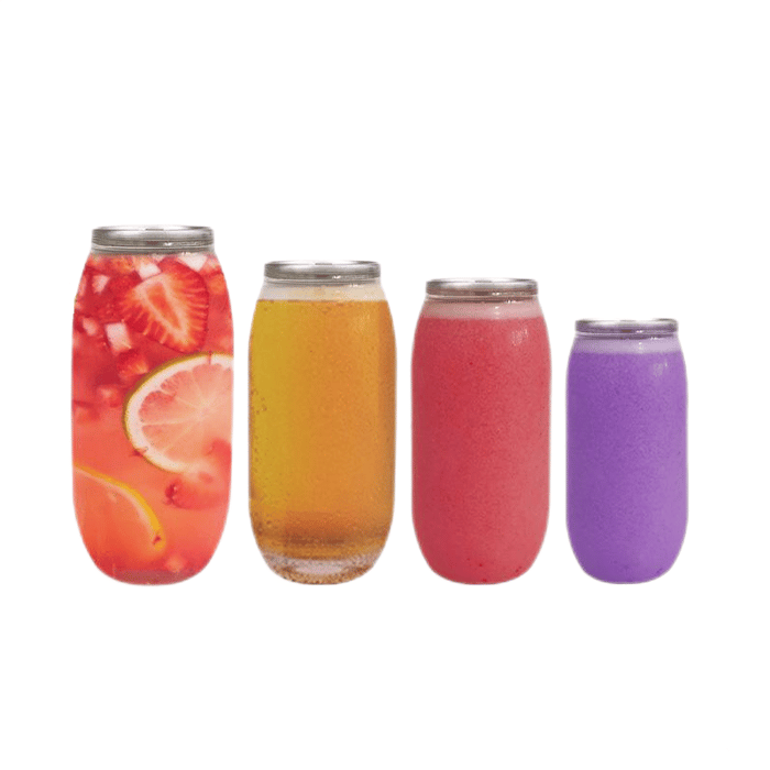 Customized food grade PP juice bottles image