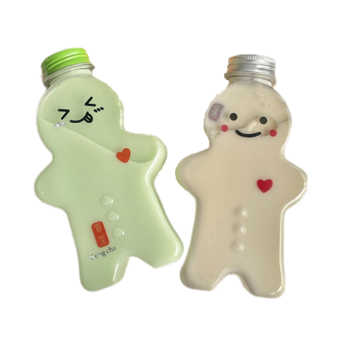 Customized food grade bear shape bottles image