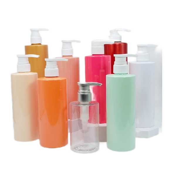 cylinder PET shampoo bottles image