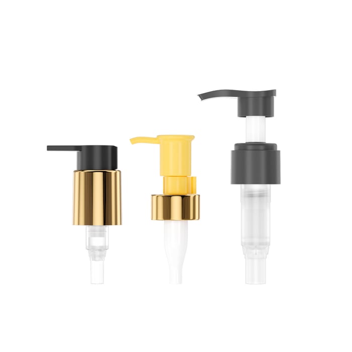 UV Golden silver handsanitizer plastic lotion pumps image