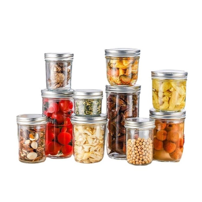Air tight Glass jars for canned food image