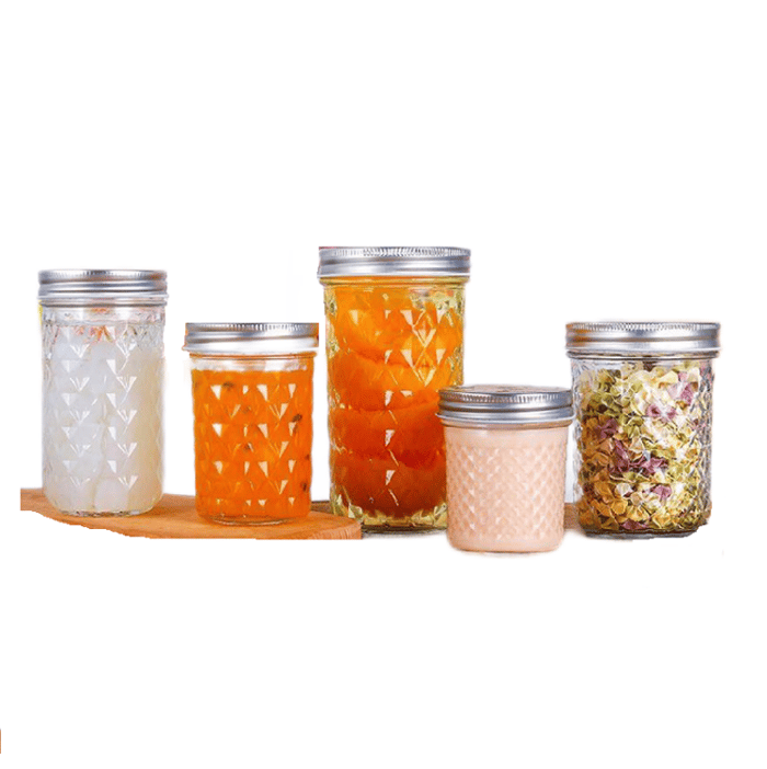 Glass Pickle jars with airtight lids image
