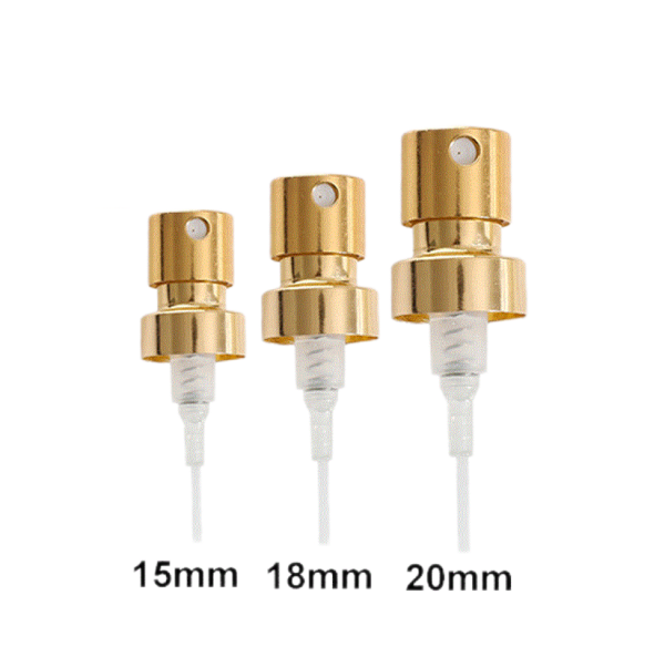 Aluminium alloyed perfume sprayer caps image