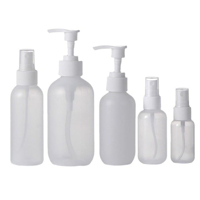 Customzied PET round bottles image