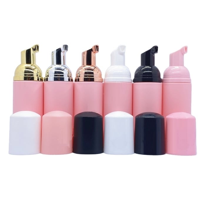 Pink color PET foam pump bottles  image