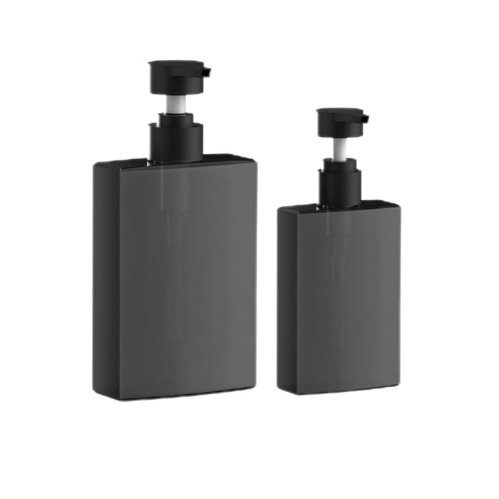 PET PETG square shampoo bottles image