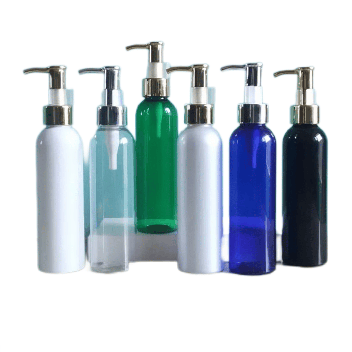 Customized PET boston bottles image