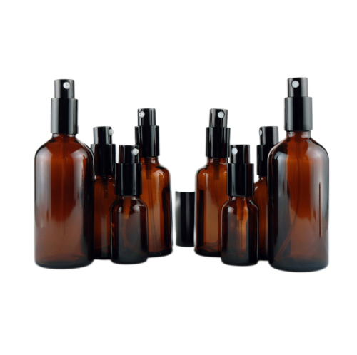 Amber glass bottles for skincare image