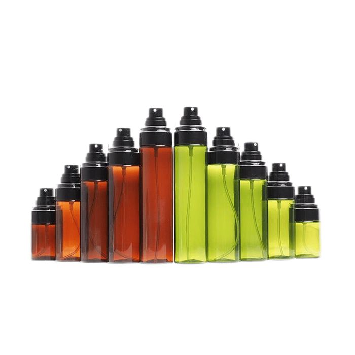 Customized PET cylinder spray pump bottles image